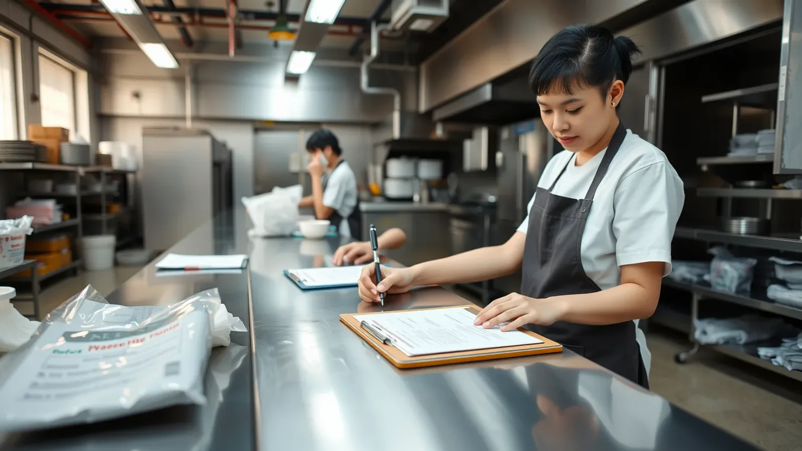 Cách ghi sổ kiểm thực 3 bước và lưu mẫu thức ăn