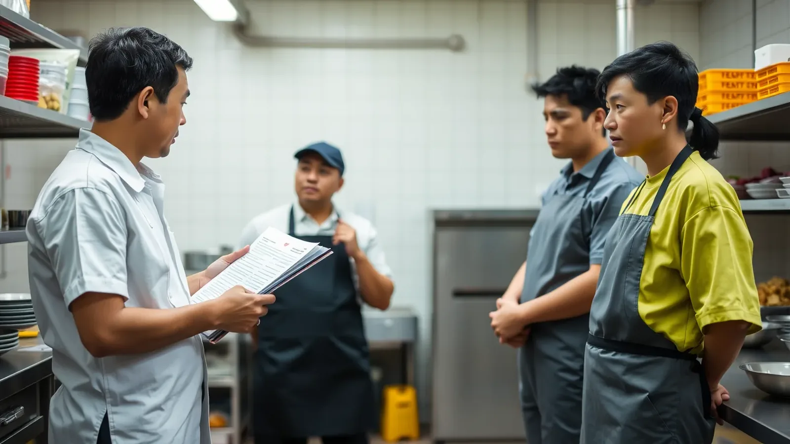 tập huấn nhân viên bếp ăn tập thể
