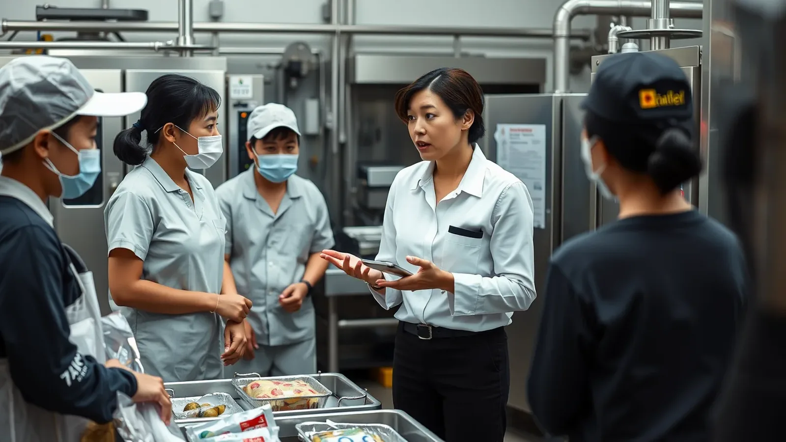 Giảng viên hướng dẫn an toàn thực phẩm tại cơ sở