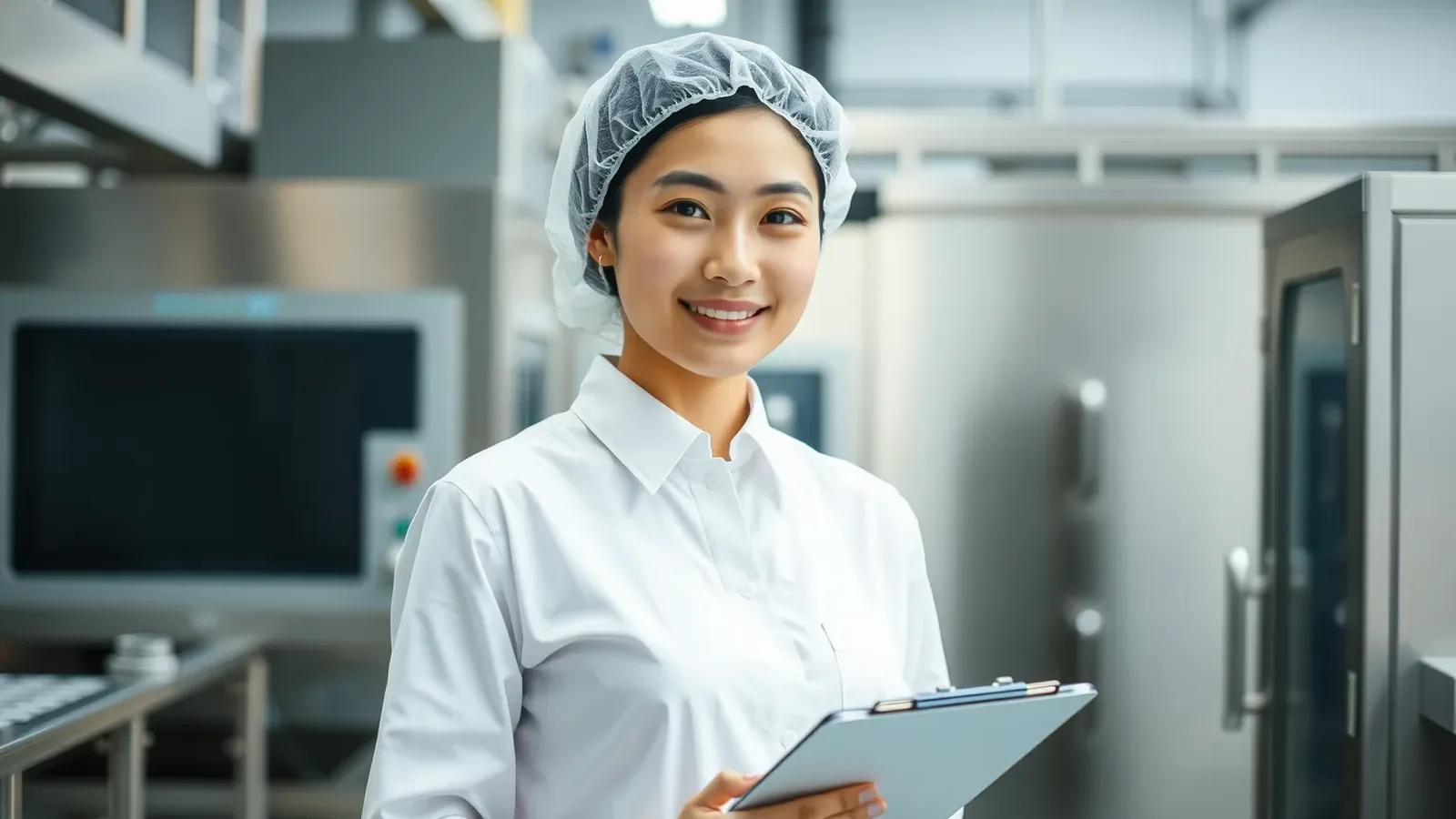 Nhân viên kiểm soát chất lượng tại nhà máy