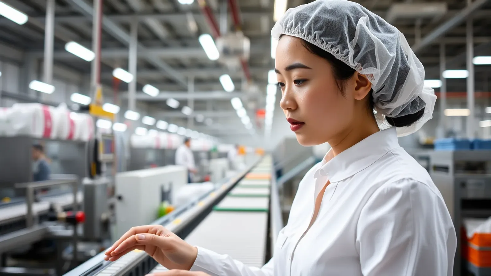 Học viên khoá học đào tạo ISO 22000 đang thực hành tại xưởng