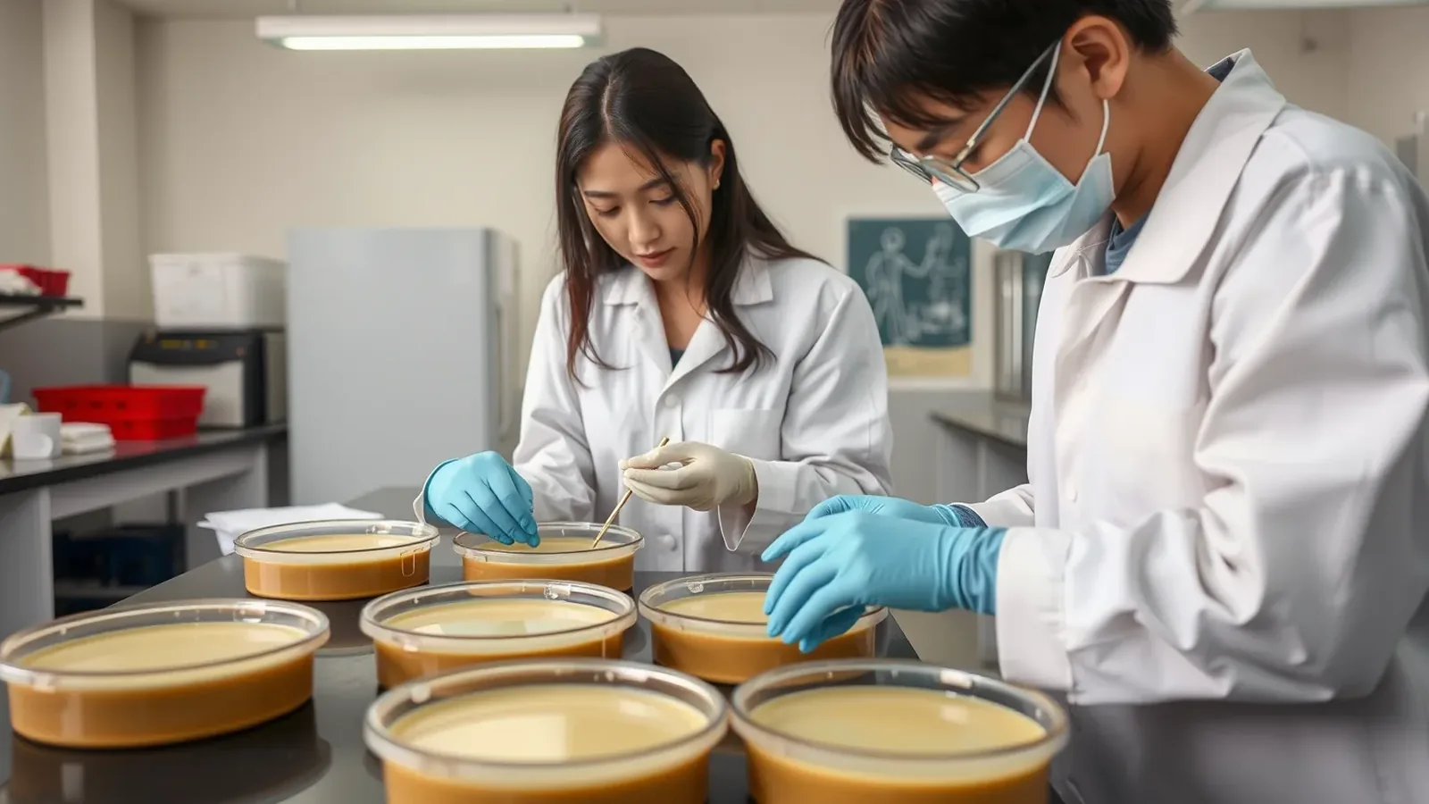 Thực hành kiểm nghiệm vi sinh thực phẩm tại PTN